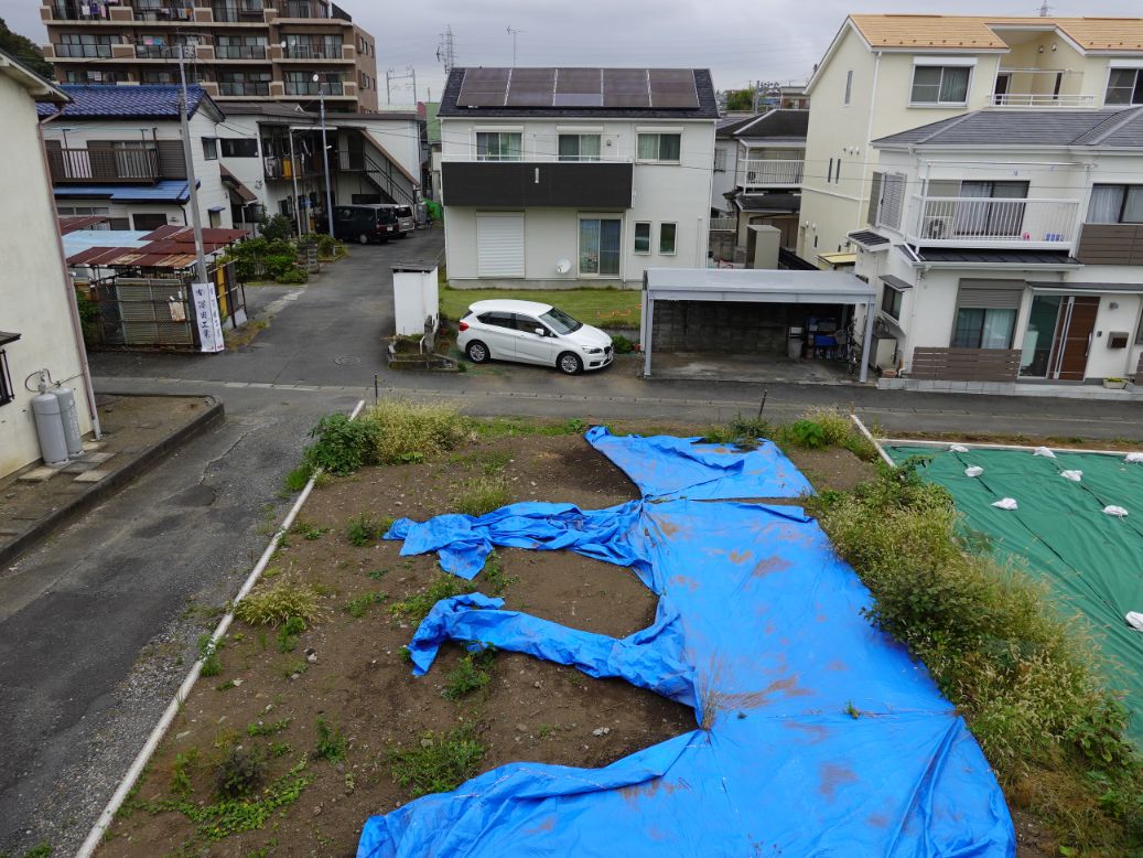 【二俣川】47坪超 2階建てで56坪以上の建物をプランニング可能。角地同等の解放感